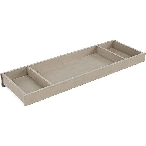 Soho Baby Hampton Premium Changing Topper for 7-Drawer Dresser, Smooth Stone Wash