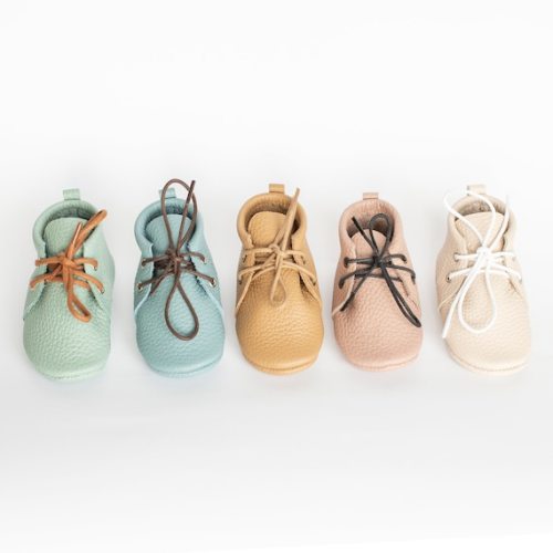 Baby Shoes Moccasins Booties Italian Leather Custom Name - Etsy