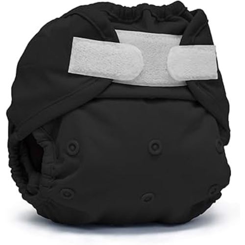 Kanga Care Rumparooz Double Leg Gusset Reusable Cloth Diaper Cover One Size Aplix Phantom 6-35 lbs