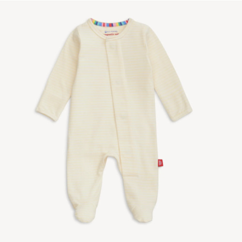 pencil stripe yarn dye cloudstretch™ magnetic parent favorite footie – Magnetic Me