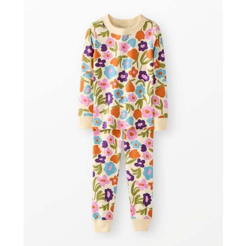Kids Long John Pajama Set | Hanna Andersson- Size 3