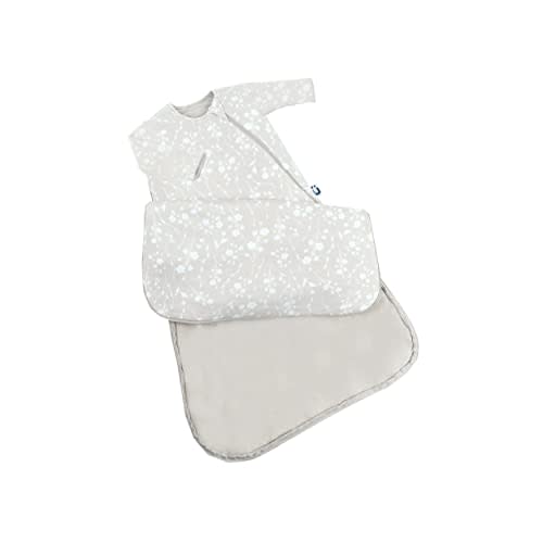 GUNAMUNA Unisex Baby Long Sleeve Sleep Bag, Rayon Premium Cozy Sleep Sack for Nap Time, 1.0 TOG, Easy Diaper Changes