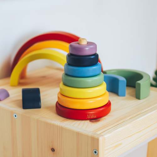 ✰ Rainbow Ring Stacker ✰ ChildUniverse ➤ Best Price