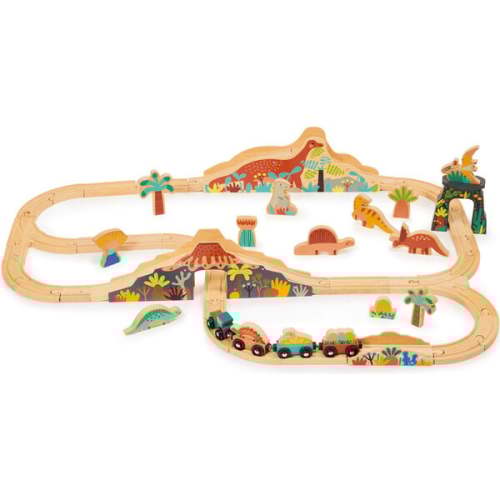 Lost World Dinosaur Railway Set - Mentari Toys | Maisonette