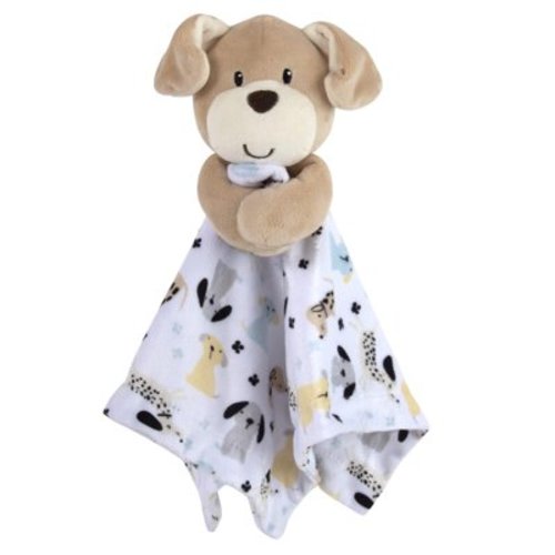 Baby Essentials Baby Girl's Boy's Plush Puppy Dog Security Blanket, Lovey