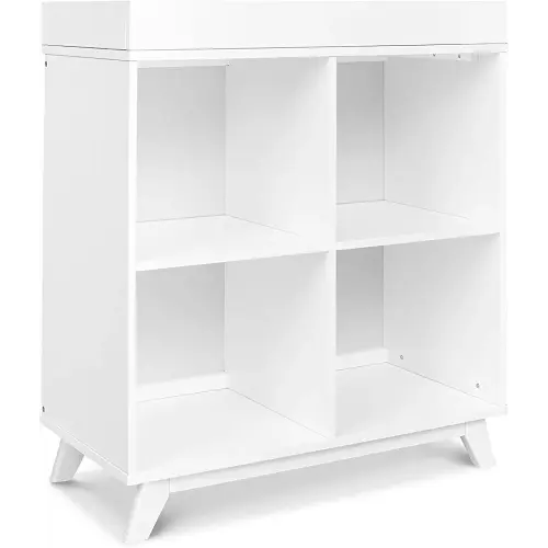DaVinci Otto Convertible Changing Table and Cubby Bookcase in White