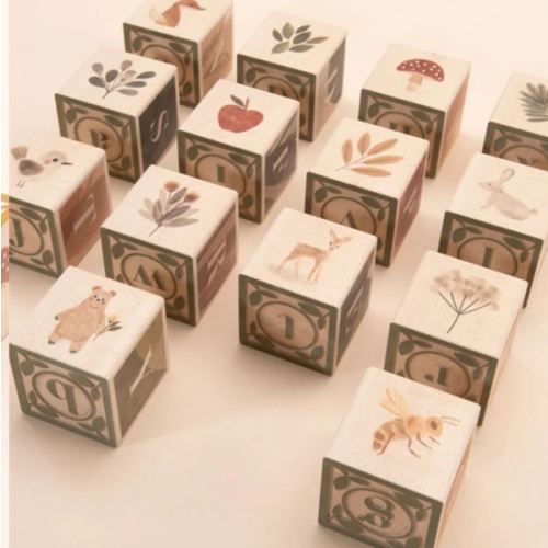 Watercolor ABC Blocks