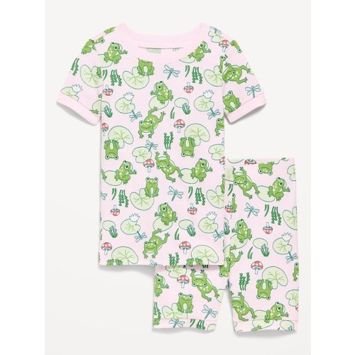 Printed Snug-Fit Pajama Set for Toddler & Baby