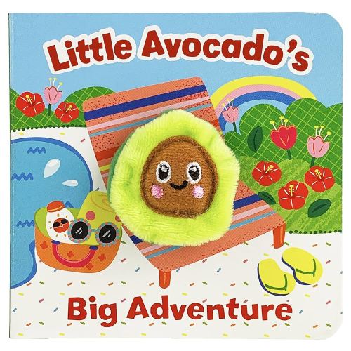 Little Avocado's Big Adventure Finger Puppet Board Book, Ages 1-4