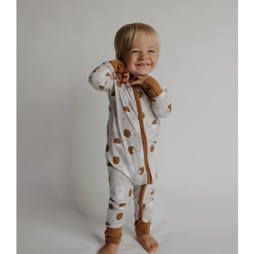 Cookies and Milk Zip Romper | Timber And Moon