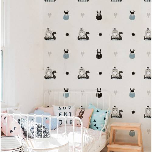 Large Collection of Scandinavian Viking Wall Decals | Nursery Decor | Boys Wall Decor | Playroom Decor | Murals | Viking | Scandinavian 157