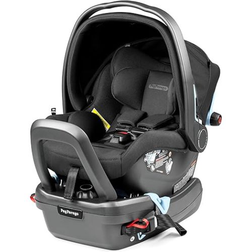 Peg Perego Primo Viaggio 4-35 K - Rear Facing Infant Car Seat - for Babies 4 to 35 lbs - Made in Italy - True Black (Black)