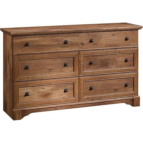 Sauder Palladia Dresser, Vintage Oak finish