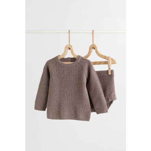 2-piece Rib-knit Set