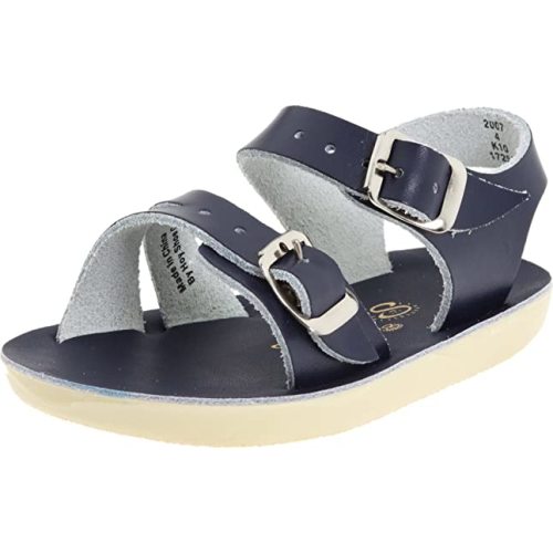 Salt Water Sandals by Hoy Shoe Sea Wees,Blue/Navy,1 M US Infant