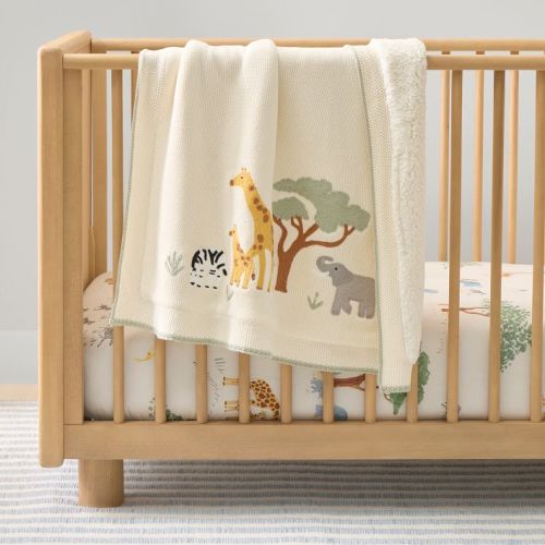 Safari Knit Baby Blanket