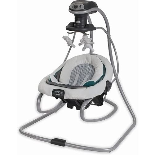 Graco DuetSoothe Swing and Rocker with Removable Swing Seat and 6 Swinging Speeds for Toddler Swing Seat and Swing Chair