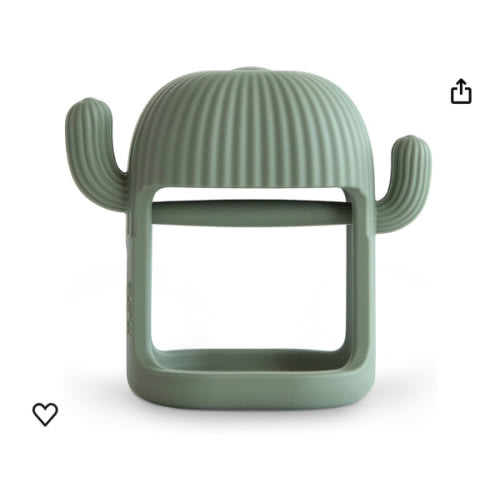 Mushie No-drop Teether - Cactus