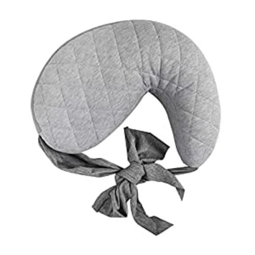 Amazon.com : Boppy Anywhere Nursing Pillow Support, Soft Gray Heathered with Stretch Belt that Stores Small, Breastfeeding and Bottle-feeding Support at Home and for Travel, Plus Sized to Petite, Machine Washable : Baby