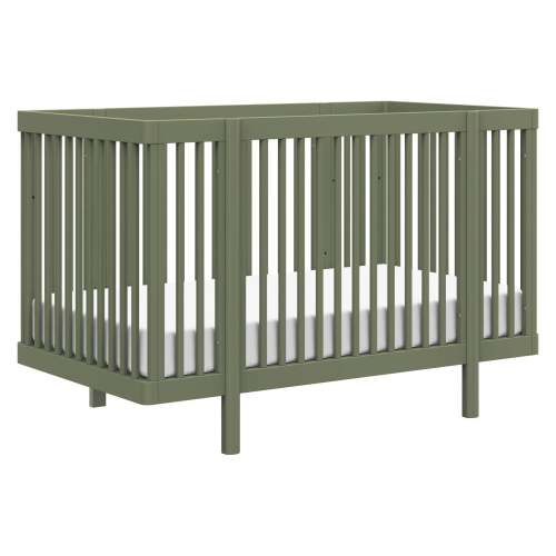 Pogo 8-in-1 Convertible Crib with All-Stages Conversion Kits - Olive