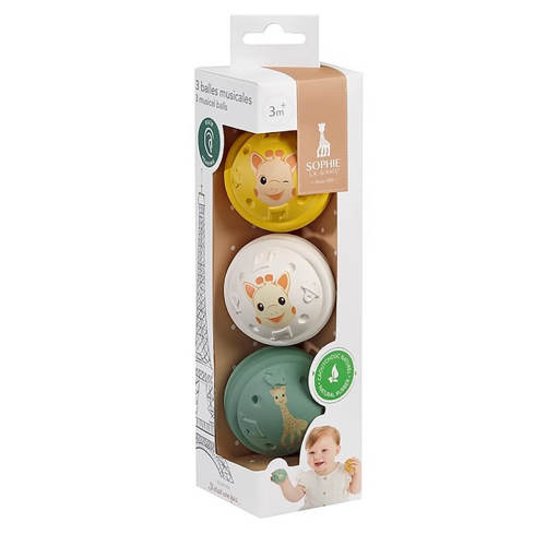 Sophie la Giraffe 3 Musical Light & Flexible Sound Balls