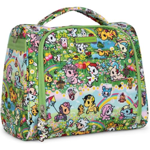 JuJuBe Tokidoki Insulated Bottle Bag, Breastmilk Cooler Bag Fits 3 Baby Bottles, Storage Tote for Nursing Mom, Daycare & Travel, Lunch w/Handle & Shoulder Strap