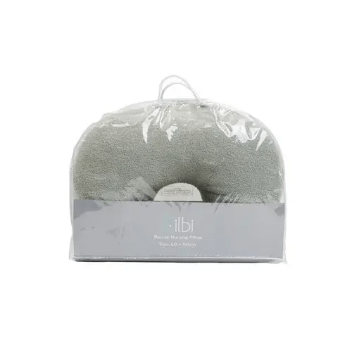 Bilbi Boucle Nursing Pillow Sage | Baby Bunting AU
