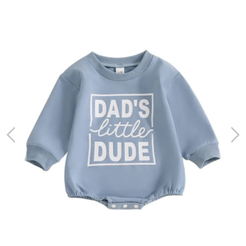 DAD'S LITTLE DUDE Long-Sleeve Onesie - Hazel & Bo