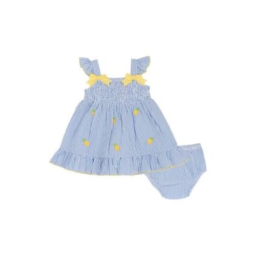 Baby Girls Pineapple Seersucker Dress
