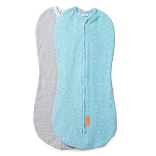 Amazon.com: SwaddleMe by Ingenuity Compression Baby Swaddle Pod, Two-Way Zipper for Easy Diaper Changes, Improves Sleep & Calms Startle Reflex, 0-2 Mo