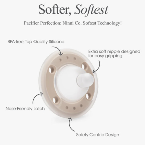 Ninni Pacifier Oatmeal 2 Pack