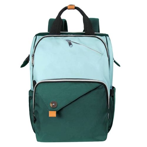 Hap Tim Baby Diaper Bag for Boys Girls, Large Backpack Diaper Bags with Double Compartments, Baby Registry Search Shower Gifts Stuff Newborn Must Haves, Green(7340-GR)