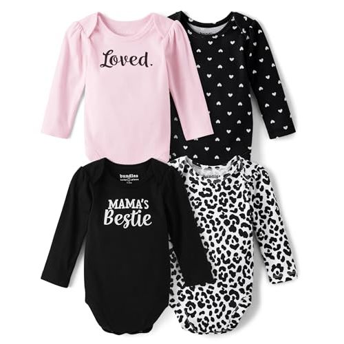 The Children's Place,Unisex Baby,and Newborn Everyday Long Sleeve Bodysuits