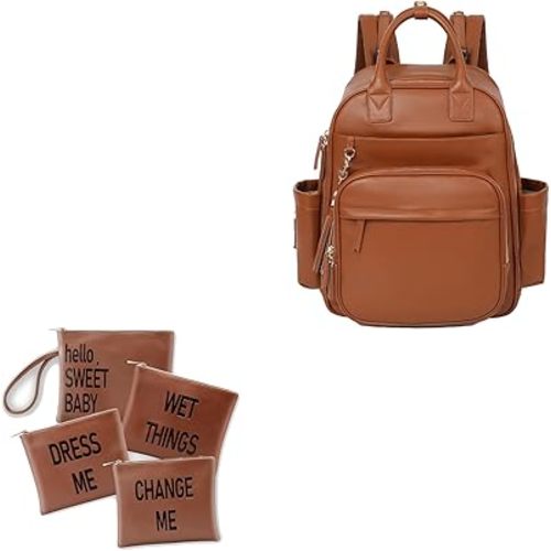 Diaper Bag Backpack Baby Diaper Bag Leather & Diaper Bag Organizing Pouches,Leather Diaper Bag Organizer