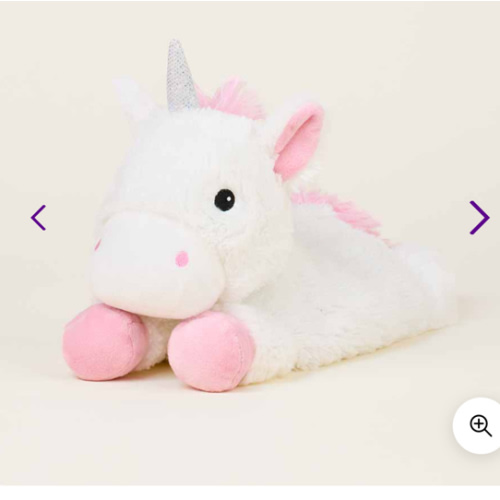 Laying Down Unicorn Warmies