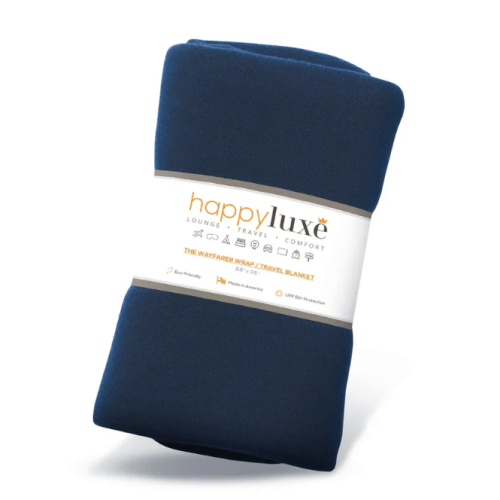 Wayfarer Travel Wrap in Navy Blue