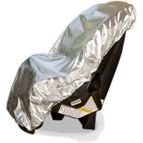 Car Seat Sun Shade Cover - Keep Your Baby's Carseat at a Cooler Temperature - Covers and Blocks Out Heat & Sun - More Comfortable for Baby or Child - Protection from UV Sunlight - Mommy's Helper