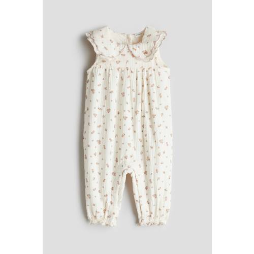 COTTON MUSLIN ROMPER SUIT
