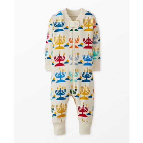Hanna Andersson Baby Holiday Zip Sleeper