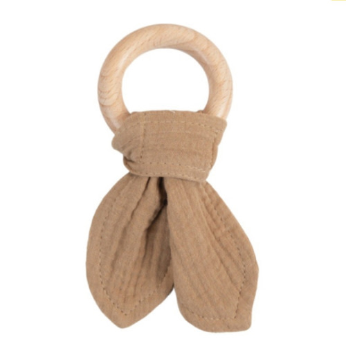 The Sleep Store Muslin & Wood Teether | Bonus Deals | The Sleep Store
