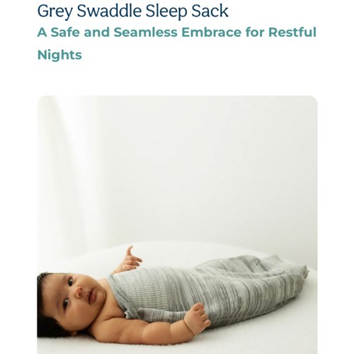 12-18Lbs Grey Swaddle Sleep Sack – Swaddelini