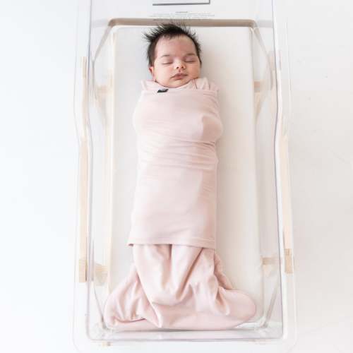 Sleep Bag Swaddler in Blush | Bamboo Sleep Bag | Kyte Baby