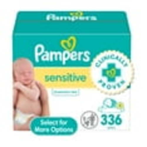 Pampers Sensitive Baby Wipes 336 Count, Suitable for Swaddlers Use