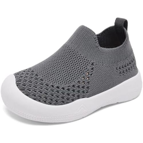 Eashi Baby Boy Girl Non-Skid Indoor Infant Walking Shoes Breathable Warm Elastic Sock Shoes with Memory Sole Protect Toes Outdoor Sneakers