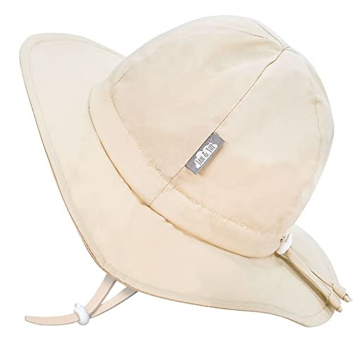 JAN & JUL Breathable Cotton Sun Hat with 50+ UPF Protection for Toddler Boys