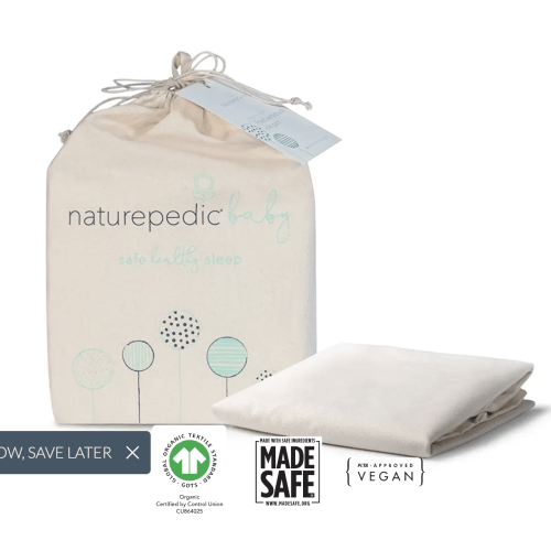 Waterproof Organic Crib Mattress Protector Pad