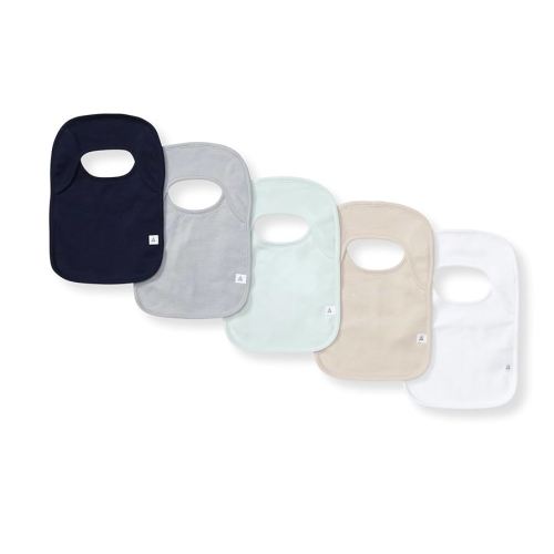 Burt's Bees Baby Infant Bibs, 100% Organic Cotton Drool Cloths, Newborn Essentials
