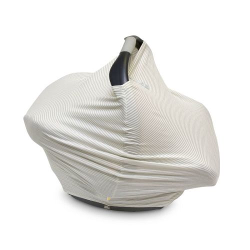 GoldBug 5-in-1 Car Seat and Nursing Cover - Multi Use Cover for Baby - Gray Stripe