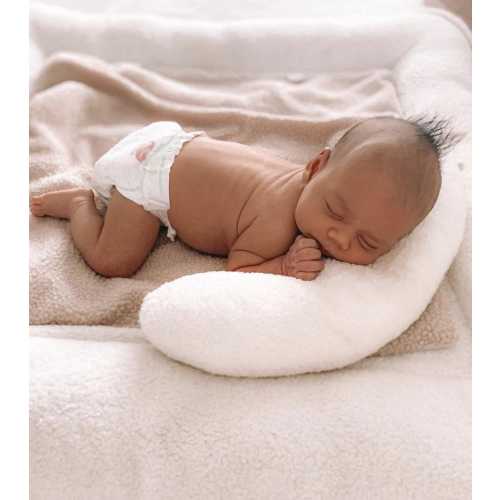 Tummy Time Pillow For Newborn & Babies | Boucle "Cloud" Style