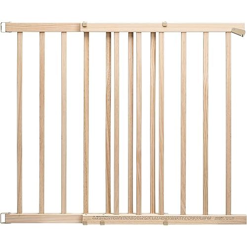 Evenflo, Top of Stairs, Extra Tall Gate, Tan Wood